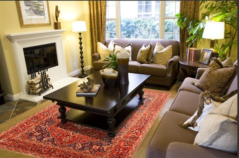 Bakhtiar Red Hand Knotted 67 X 102 Area Rug 100-20896 Image 2