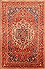 Bakhtiar Red Hand Knotted 67 X 102  Area Rug 100-20896 Thumb 0