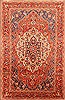Bakhtiar Red Hand Knotted 67 X 102 Area Rug 100-20896 Thumb 0