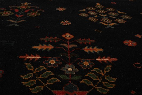 Gabbeh Blue Hand Knotted 80 X 97 Area Rug 250-20920 Image 10