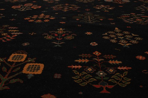Gabbeh Blue Hand Knotted 80 X 97 Area Rug 250-20920 Image 11