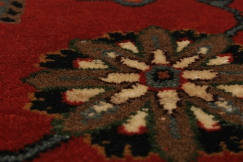 Gabbeh Blue Hand Knotted 80 X 97 Area Rug 250-20920 Image 12