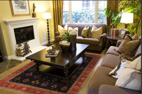 Gabbeh Blue Hand Knotted 80 X 97 Area Rug 250-20920 Image 4