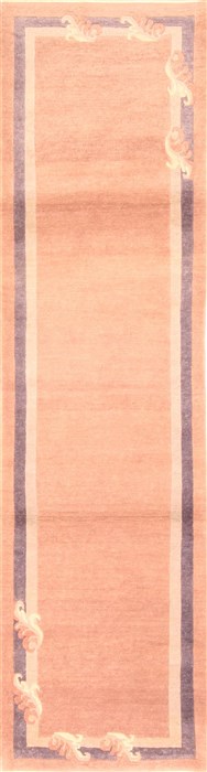 Tibetan Beige Runner Hand Knotted 28 X 100  Area Rug 253-20927 Image 0