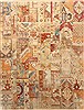 Patchwork Multicolor Hand Knotted 82 X 104  Area Rug 250-20949 Thumb 0