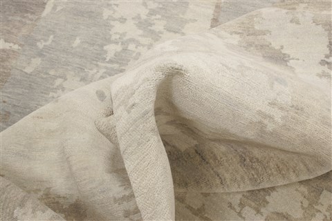 Modern Grey Hand Knotted 711 X 1011 Area Rug 250-20963 Image 6