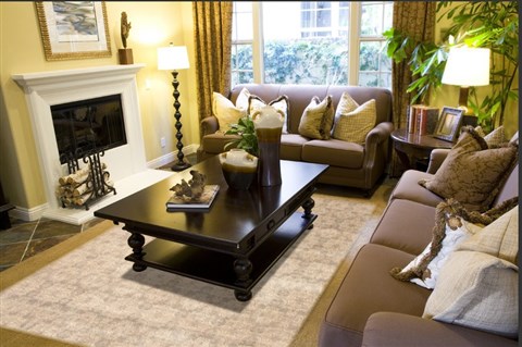 Modern Beige Hand Knotted 80 X 102  Area Rug 250-20968 Image 4