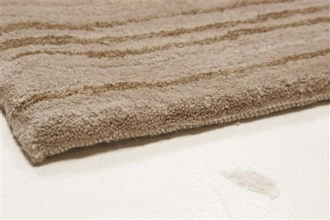 Modern Grey Hand Knotted 81 X 101  Area Rug 250-20974 Image 15