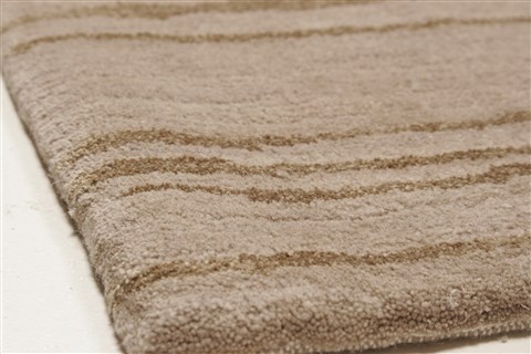 Modern Grey Hand Knotted 81 X 101  Area Rug 250-20974 Image 16