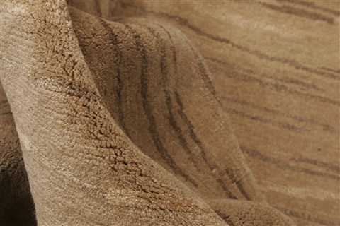 Modern Grey Hand Knotted 81 X 101  Area Rug 250-20974 Image 6