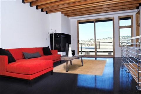 Modern Grey Hand Knotted 81 X 101  Area Rug 250-20974 Image 1