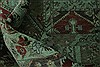 Patchwork Green Hand Knotted 80 X 102  Area Rug 250-20994 Thumb 10