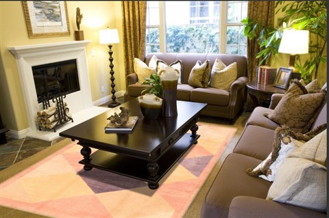 Nepal Multicolor Hand Knotted 80 X 98  Area Rug 253-21026 Image 2