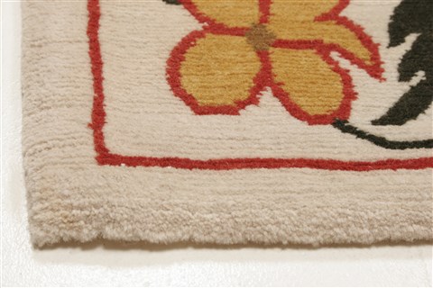 Modern White Hand Knotted 711 X 99 Area Rug 250-21031 Image 14