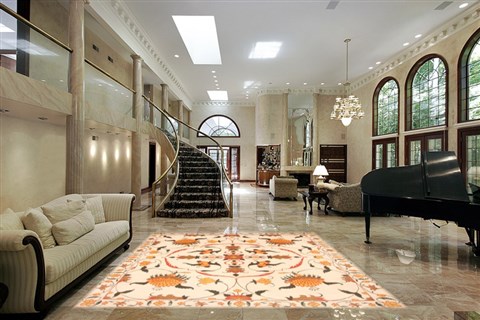 Modern White Hand Knotted 711 X 99 Area Rug 250-21031 Image 5