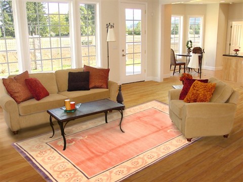 Asian Inspired Red Hand Knotted 711 X 100  Area Rug 253-21035 Image 4