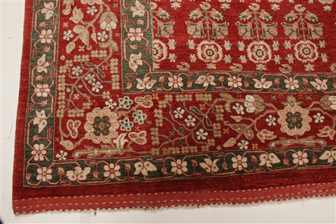 Gabbeh Red Hand Knotted 66 X 910 Area Rug 250-21036 Image 10