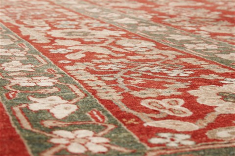 Gabbeh Red Hand Knotted 66 X 910 Area Rug 250-21036 Image 12