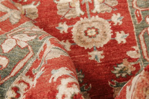Gabbeh Red Hand Knotted 66 X 910 Area Rug 250-21036 Image 1