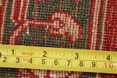 Gabbeh Red Hand Knotted 66 X 910 Area Rug 250-21036 Image 7