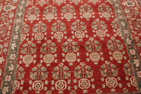 Gabbeh Red Hand Knotted 66 X 910 Area Rug 250-21036 Image 9