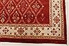 Gabbeh Red Hand Knotted 81 X 100  Area Rug 250-21046 Thumb 17