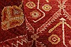 Gabbeh Red Hand Knotted 81 X 100  Area Rug 250-21046 Thumb 6