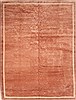 Nepal Brown Hand Knotted 101 X 134  Area Rug 253-21059 Thumb 0