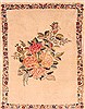 Kashan Beige Hand Knotted 27 X 37  Area Rug 253-21063 Thumb 0