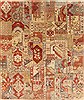 Patchwork Multicolor Hand Knotted 81 X 98  Area Rug 250-21065 Thumb 0