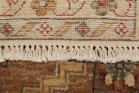 Patchwork Multicolor Hand Knotted 80 X 100 Area Rug 250-21066 Image 12