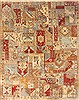 Patchwork Multicolor Hand Knotted 80 X 100  Area Rug 250-21066 Thumb 0