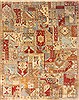 Patchwork Multicolor Hand Knotted 80 X 100 Area Rug 250-21066 Thumb 0