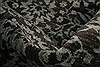 Modern Black Hand Knotted 81 X 101 Area Rug 250-21070 Thumb 9