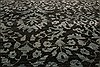 Modern Black Hand Knotted 81 X 101 Area Rug 250-21070 Thumb 18