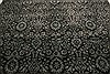 Modern Black Hand Knotted 81 X 101 Area Rug 250-21070 Thumb 19