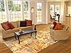 Modern Multicolor Hand Knotted 711 X 911  Area Rug 250-21072 Thumb 2