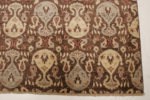 Modern Brown Hand Knotted 80 X 910  Area Rug 250-21090 Image 17