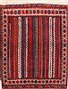 Shiraz Red Hand Knotted 210 X 37  Area Rug 253-21095 Thumb 0