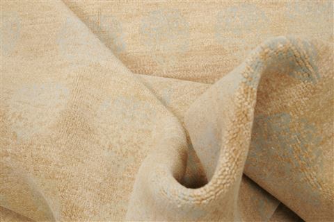 Modern Beige Hand Knotted 80 X 100 Area Rug 250-21100 Image 6