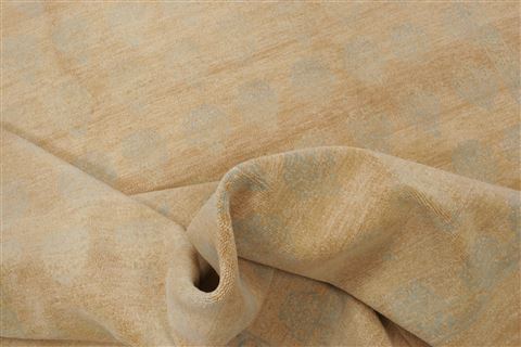 Modern Beige Hand Knotted 80 X 100 Area Rug 250-21100 Image 7