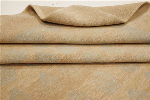 Modern Beige Hand Knotted 80 X 100 Area Rug 250-21100 Image 9