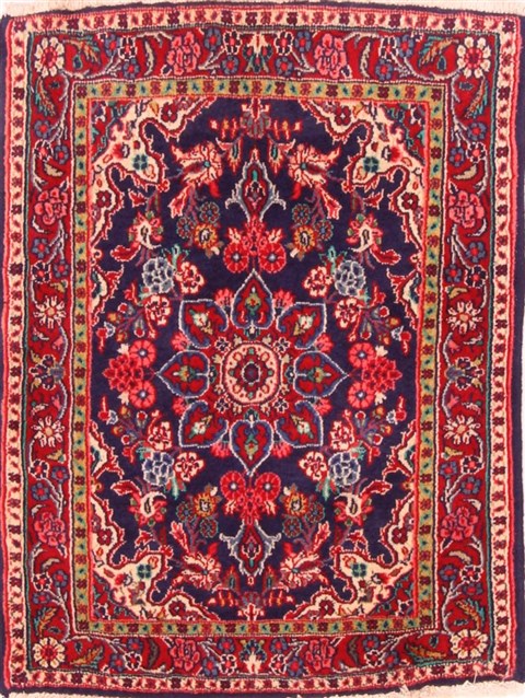 Sarouk Red Hand Knotted 24 X 32  Area Rug 253-21104 Image 0