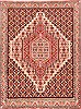 Sanandaj Beige Hand Knotted 26 X 33  Area Rug 100-21106 Thumb 0