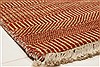 Modern Red Hand Knotted 81 X 102 Area Rug 250-21107 Thumb 17