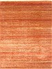 Modern Red Hand Knotted 81 X 102 Area Rug 250-21107 Thumb 0