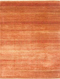Indian Modern Red Rectangle 8x10 ft Wool Carpet 21107