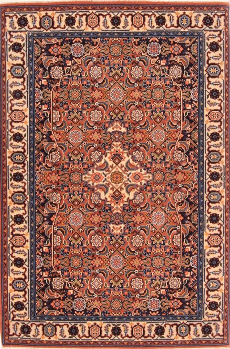 Tabriz Yellow Hand Knotted 29 X 42  Area Rug 253-21109 Image 0