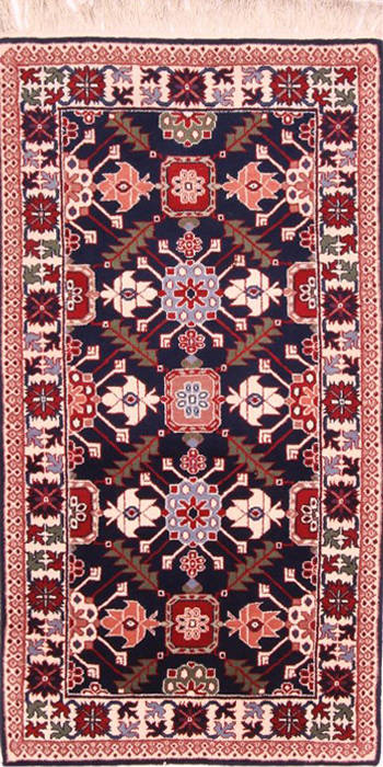 Kazak Blue Hand Knotted 26 X 47  Area Rug 100-21112 Image 0