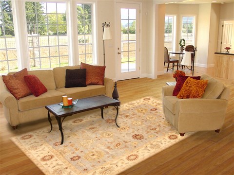 Ziegler Blue Hand Knotted 710 X 100 Area Rug 250-21118 Image 2